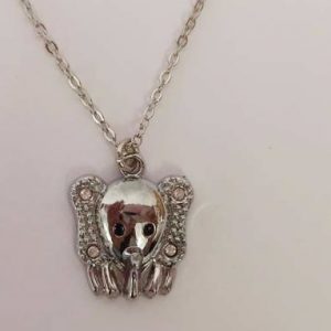 Collana in acciaio con ciondolo a Elefante