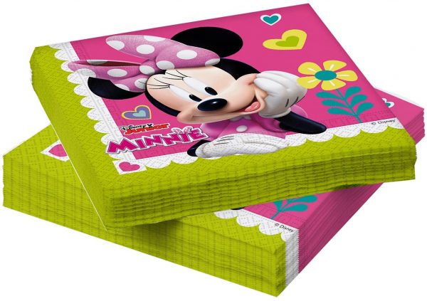 20pz Tovaglioli Minnie 33x33cm