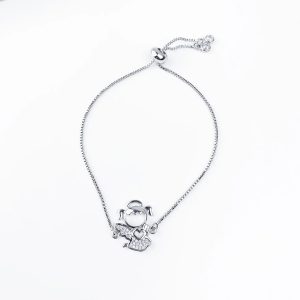 AlexArte Bracciale Angel Zirconia