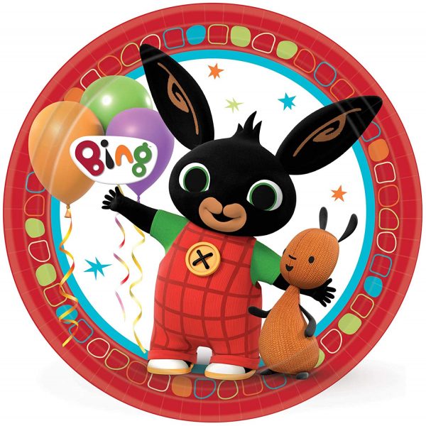 Confezione 8 piatti in carta Bing 23cm