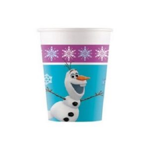 8 Bicchieri in Carta Frozen Northen Lights