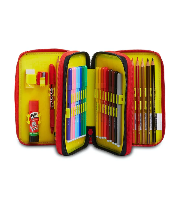 Seven Astuccio 3 Zip Pen Pad Take The Field 301012108-425 - immagine 2