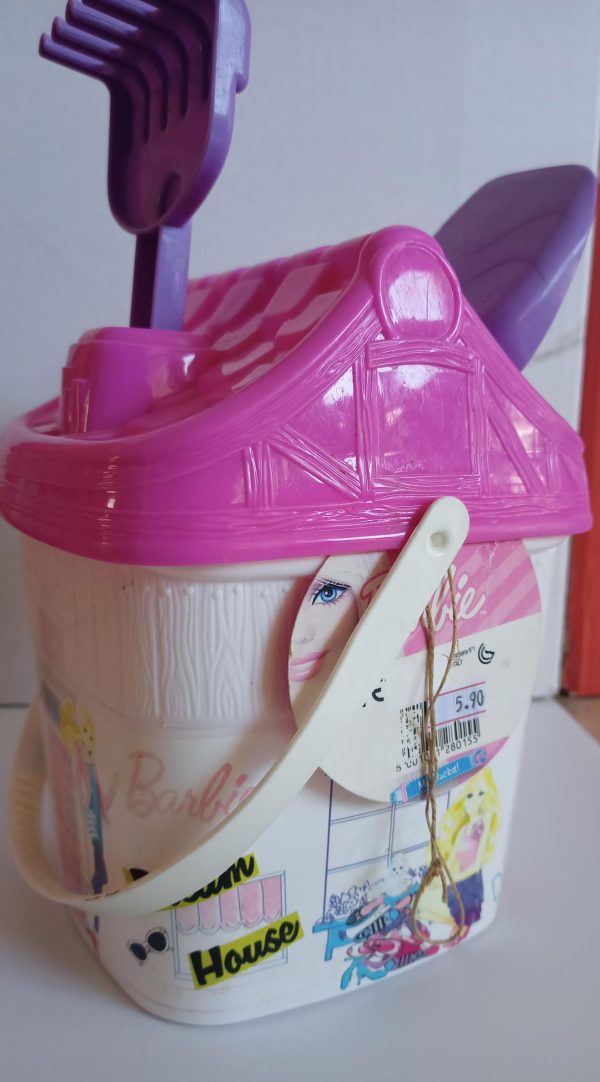 Set mare Barbie Secchiello Paletta e Rastrello - immagine 2