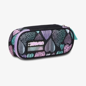 Seven Astuccio Portapenne Round Plus Patchyheart Girl 300152203-899