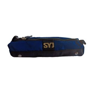 SYJ Astuccio Portapenne Tombolino Blu e Nero