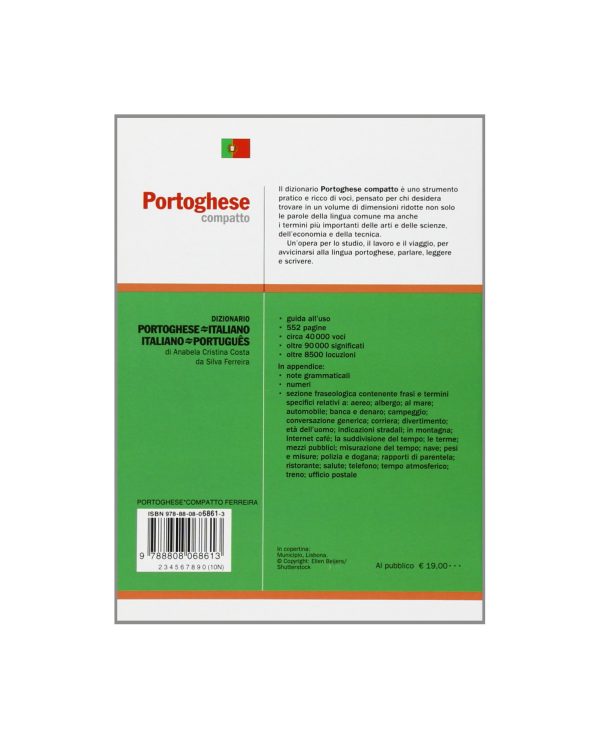 Zanichelli dizionario di Portogese compatto Portoghese-Italiano Italiano-Portoghese 2011 - immagine 2