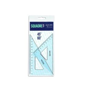 Coppia Squadre in Plastica Top Quality 15cm 60/45 Gradi