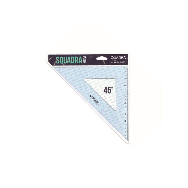 Squadra in Plastica Top Quality 30cm 45 Gradi