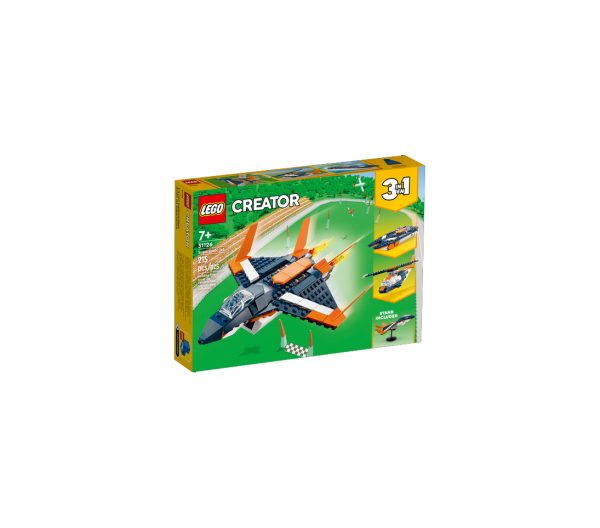 LEGO 31126 Creator 3in1 Jet Supersonico 7+ anni