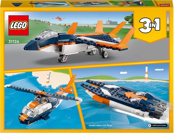 LEGO 31126 Creator 3in1 Jet Supersonico 7+ anni - immagine 8