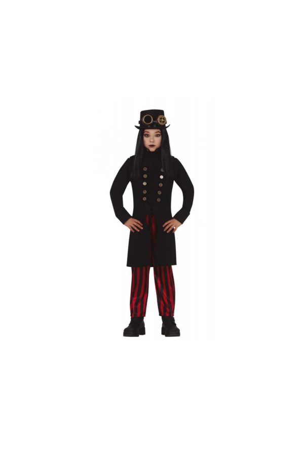 Guirca 77106 Costume Gothic per Bambina Taglia 7-9 Anni 125-135cm