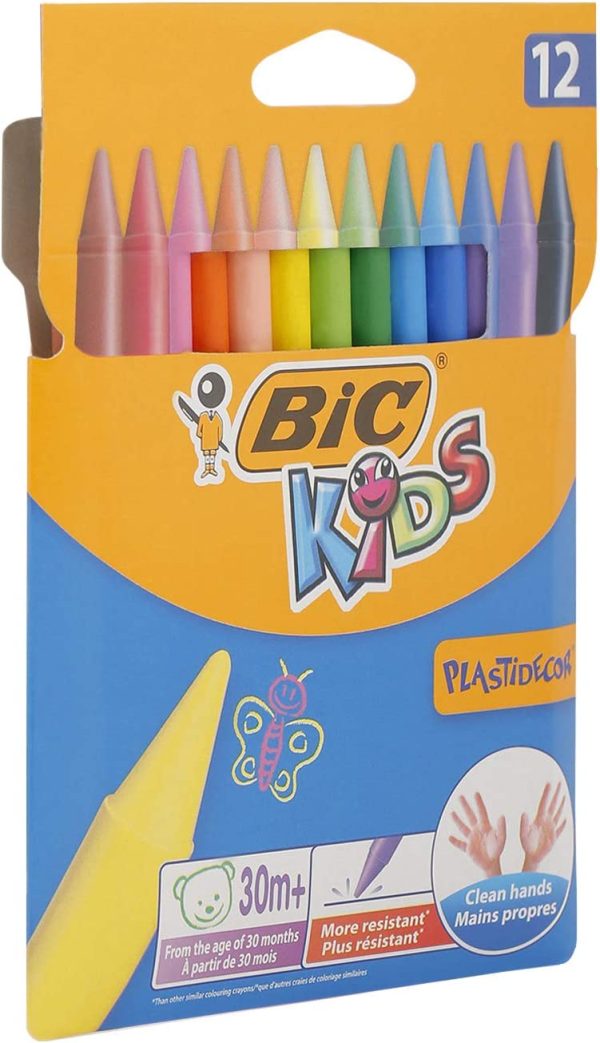 BIC Kids Pastelli Colorati Plastidecor Confezione da 12 Pastelli Cerette - immagine 7