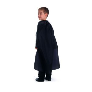 Carnival Toys 22805 Mantello Nero in Taffetà per Bambini L. 90cm