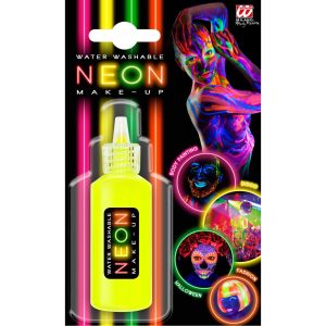 Make-up Giallo Fluorescente in Flacone Dispenser 18g Lavabile ad Acqua