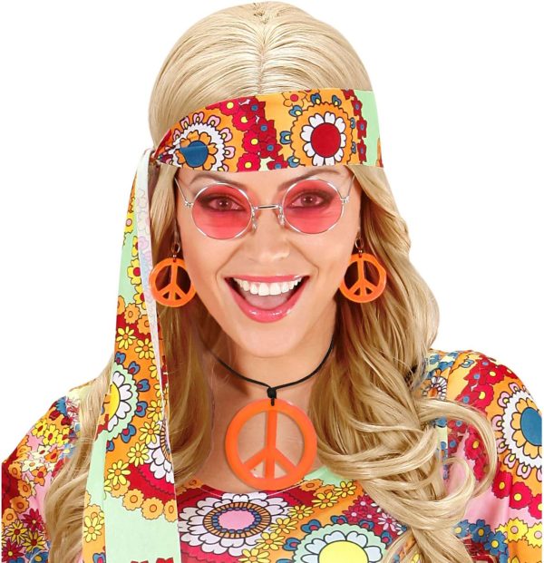 Widmann 5347H Set Collana e Orecchini Hippie Arancione - immagine 2