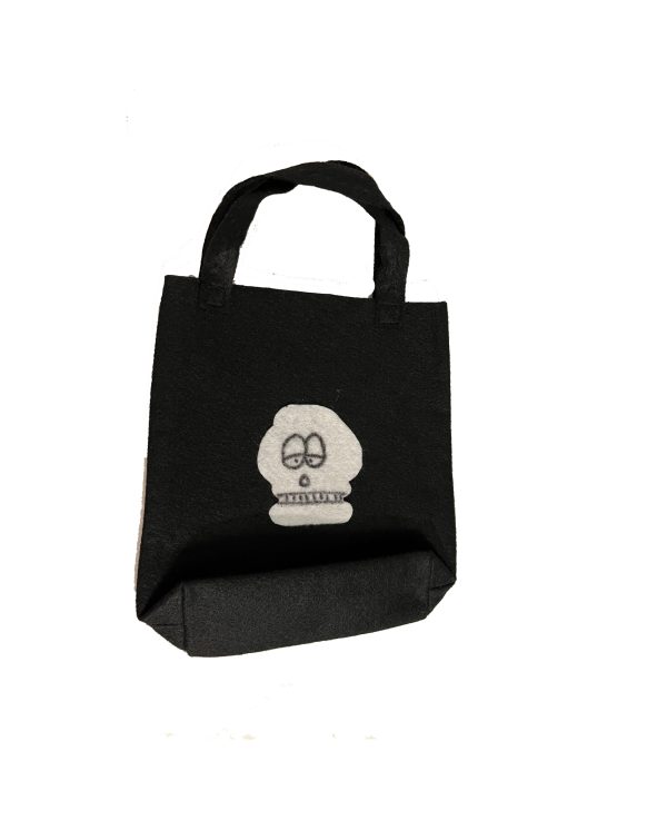 Borsa porta dolci Halloween in feltro 18x18cm