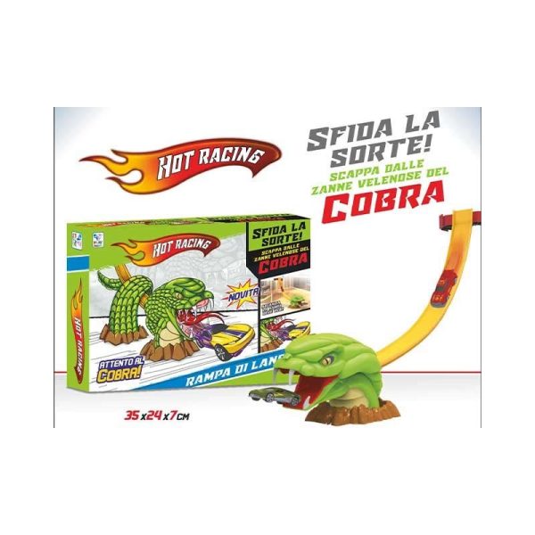 Hot racing Pista Cobra Auto in metallo