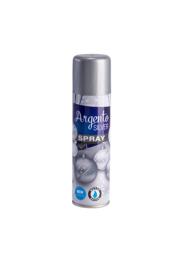 Spray Argento Silver 105ml Decorazioni natalizie Composizioni floreali