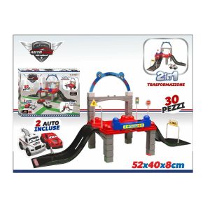 Parcheggio con 2 Macchinine Trasformabile 2in1