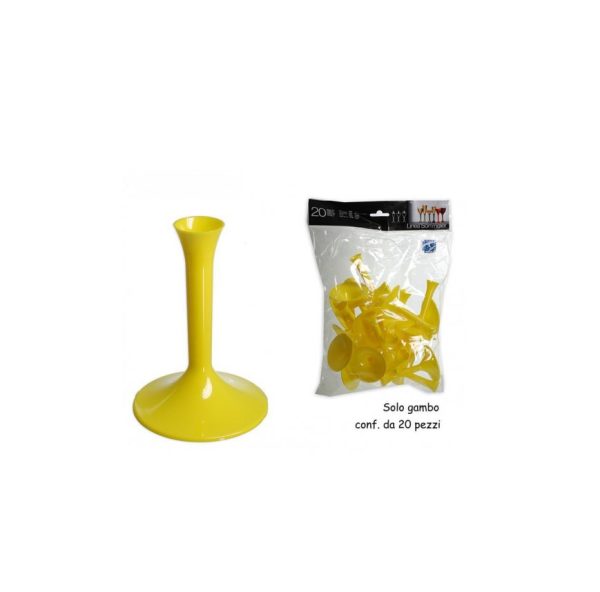 Gambo per Flute Confezione da 20pz Giallo