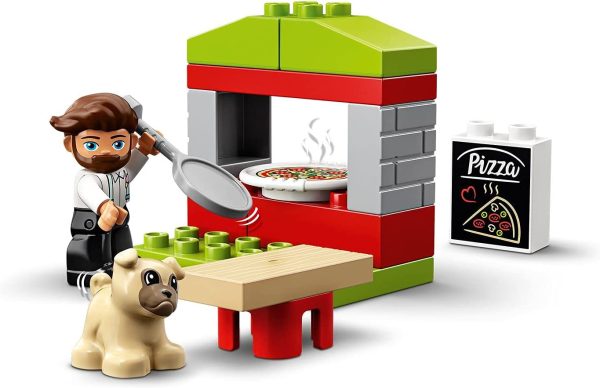 LEGO 10927 DUPLO Town Chiosco della Pizza Età 2+ - immagine 2