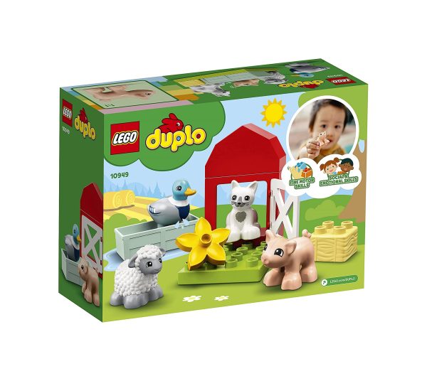 LEGO 10949 DUPLO Town Gli Animali della Fattoria Età 2+ - immagine 2