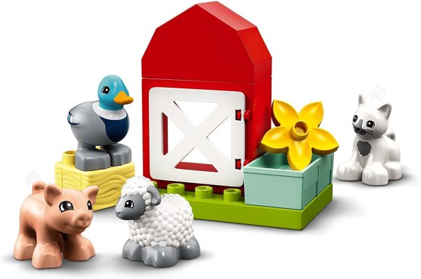 LEGO 10949 DUPLO Town Gli Animali della Fattoria Età 2+ - immagine 9