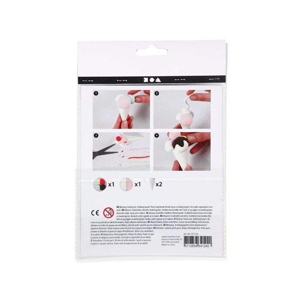 Silk Clay Mini kit creativo Coni Gelato - immagine 3