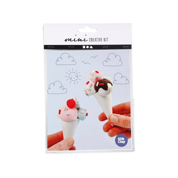Silk Clay Mini kit creativo Coni Gelato - immagine 2