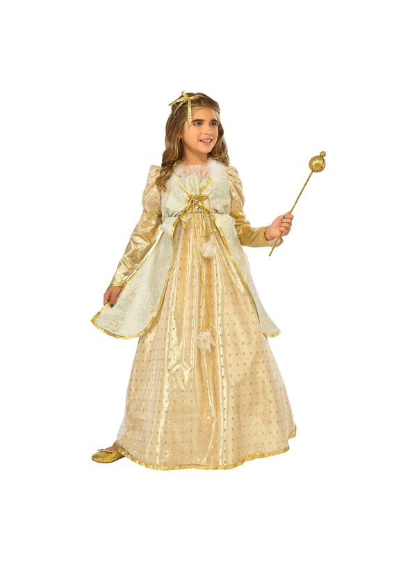 Costume Principessa Golden Princess Taglia 8 - 10anni