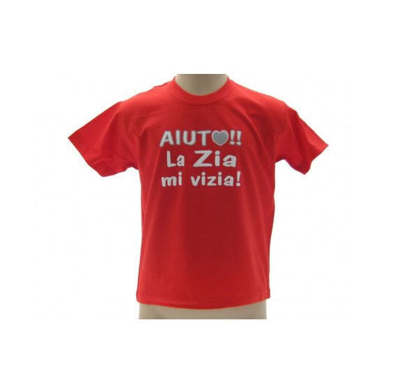 T-Shirt Aiuto!! La zia mi vizia! Taglia 7/8 anni - immagine 2