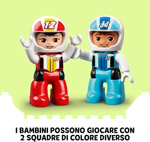 LEGO 10947 DUPLO Town Auto da Corsa Età 2+ - immagine 5