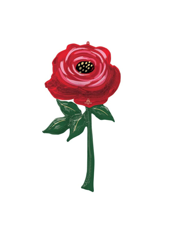 Palloncino San Valentino Rosa Rossa Gigante 55" / 139cm