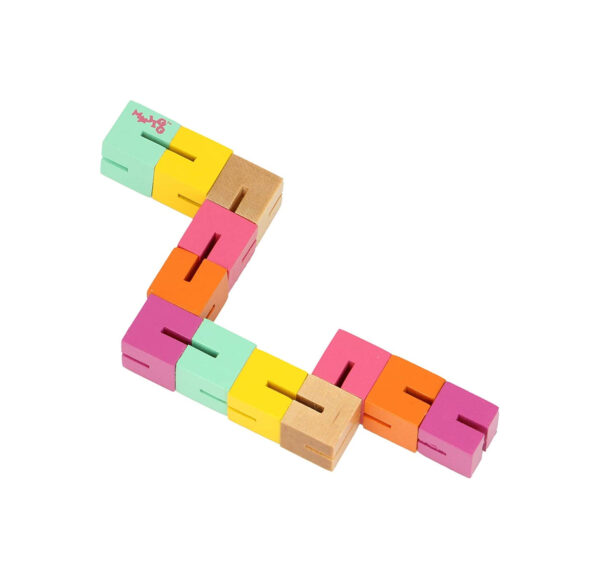 MAJIGG Fidget Giocattolo Tradizionale in Legno Ruota i blocchi