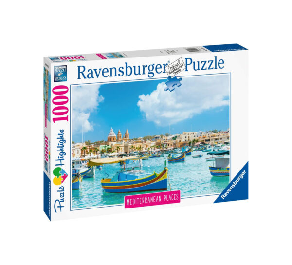 Ravensburger Puzzle Malta 1000 pezzi Mediterranean Places