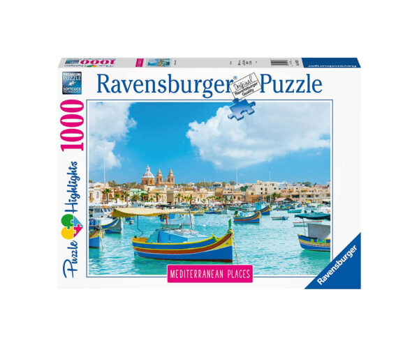 Ravensburger Puzzle Malta 1000 pezzi Mediterranean Places - immagine 2