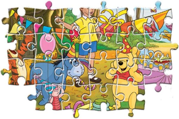 Clementoni Supercolor Puzzle Disney Winnie The Pooh & Friends 24 Maxi pezzi - immagine 3