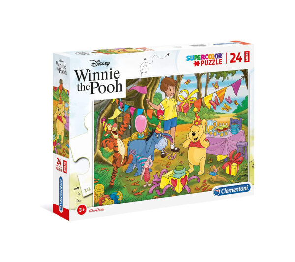 Clementoni Supercolor Puzzle Disney Winnie The Pooh & Friends 24 Maxi pezzi