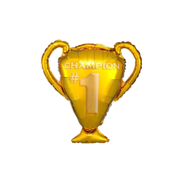 Palloncino Trofeo Dorato Champion #1 28" / 71cm