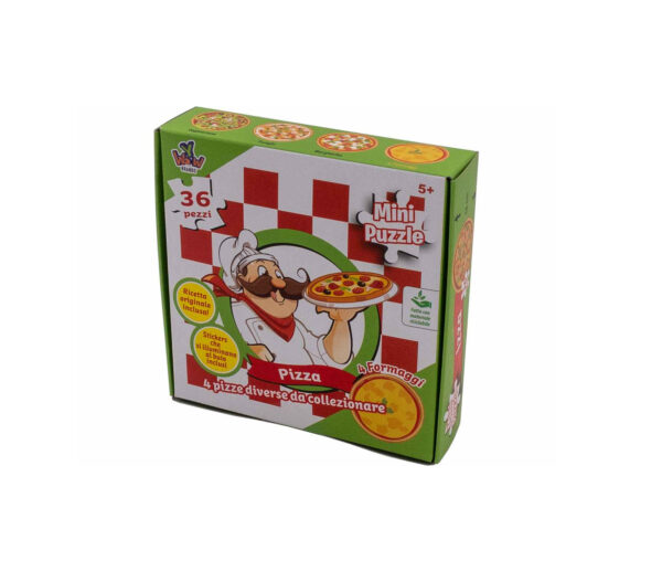 Mini puzzle 36 pezzi Pizza Margherita