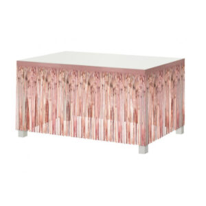 Frange Foil Decorative per Girotavolo Rose Gold 3mt