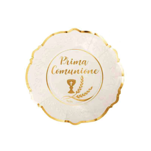 Prima Comunione Piatto Piano 27cm Liberty 8pz