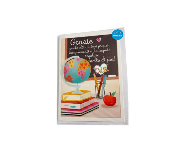 Hallmark Biglietto augurale maestra