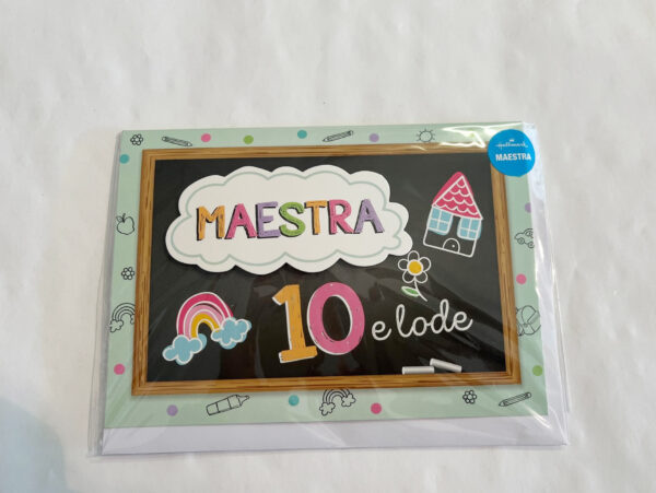 Hallmark Biglietto augurale maestra