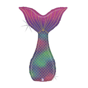 Palloncino 46" 117cm Super Shape Sirena Glitter Glitter Mermaid