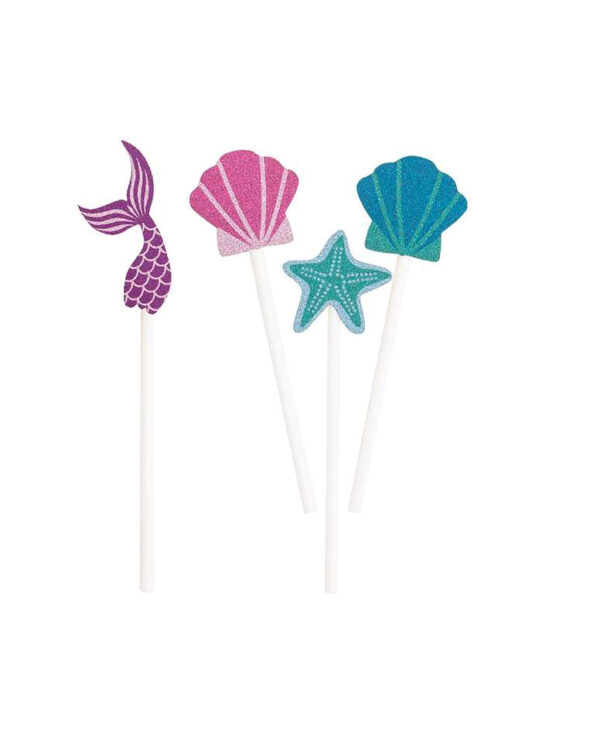 Picks Sirena Mermaid Party Glitterati 8pz