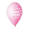 Palloncino 12" 30cm Auguri Mamma Rosa