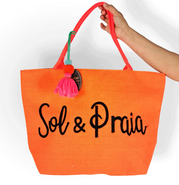 Borsa Mare Summer Arancio 50x36cm - immagine 4