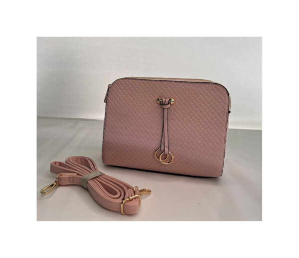 Borsa donna rosa antico con tracolla