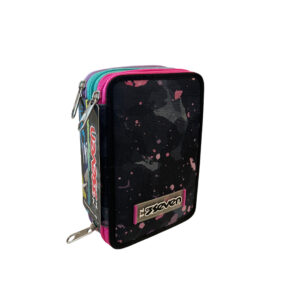 Seven Astuccio 3 Zip Splashy Lilac 300102351-414